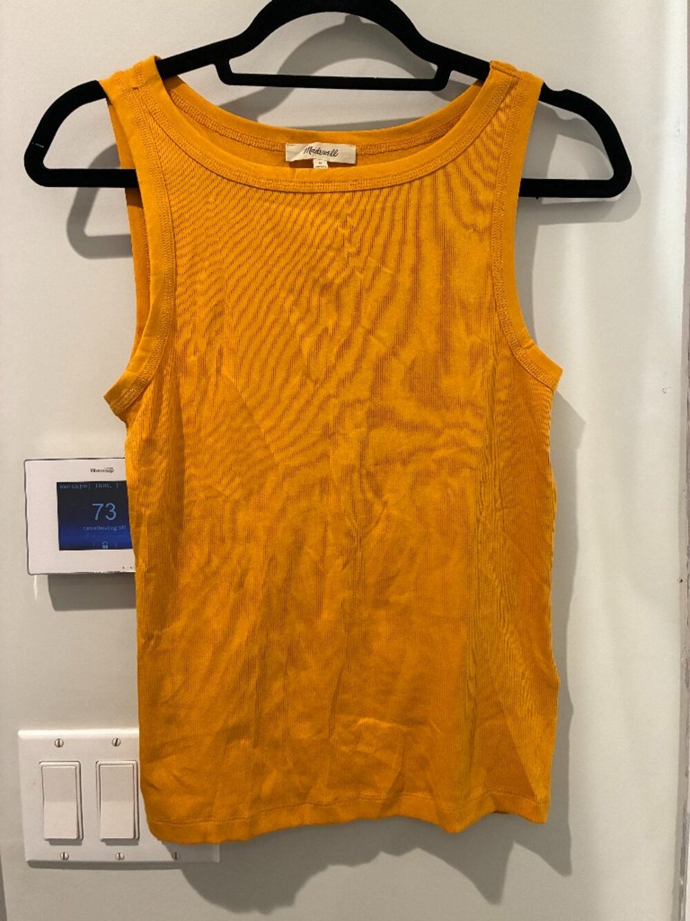Madewell (Re)generative Cotton Essential High-Neck Tank